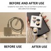 2 Pieces 2.8 Meters Long Data Cable Protective Sleeves, Data
