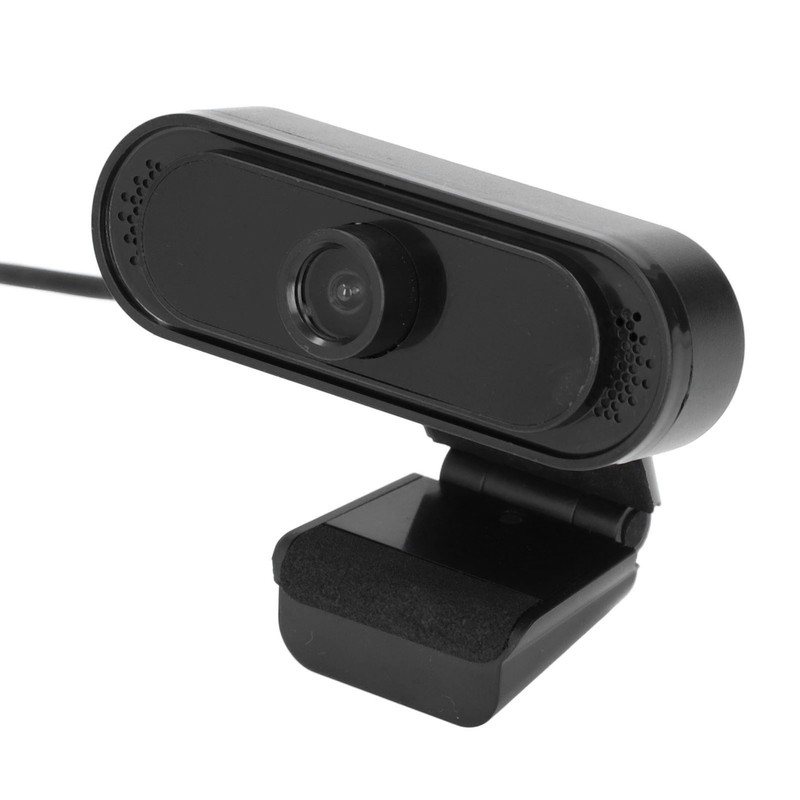 1080P Webcam with Microphone USB Drive Free 45 Degree Adjustable