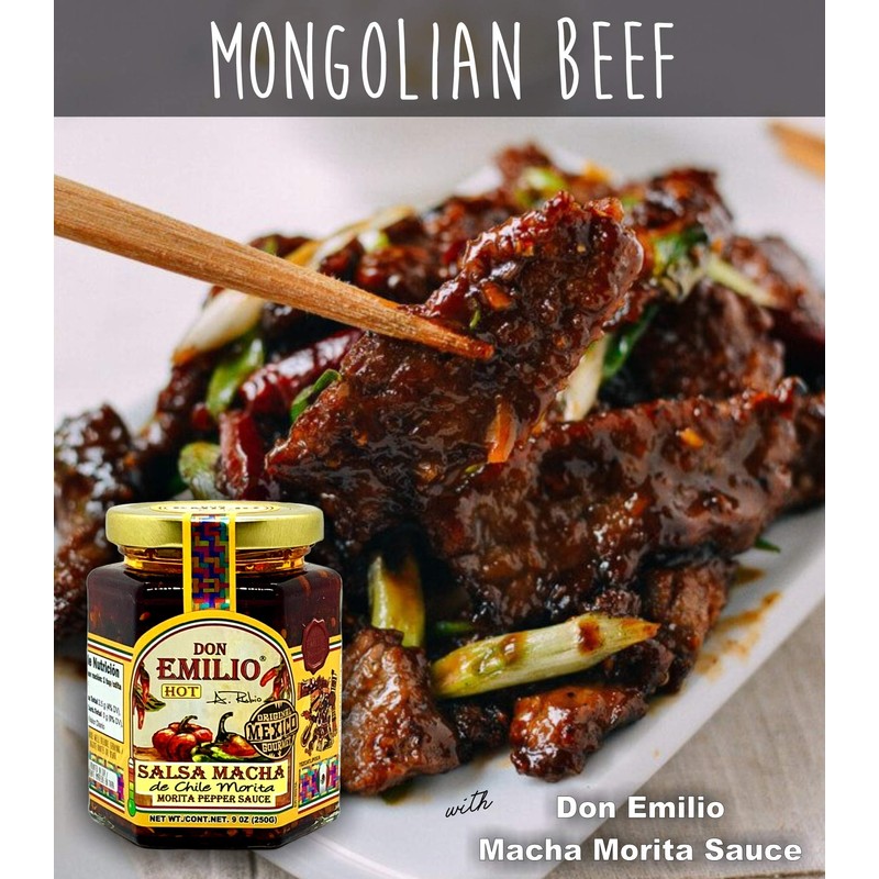 Salsa "Macha" Don Emilio 9 oz (Morita Chilli), HOT, made