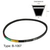 sourcing map B-1067/B42 Drive Belt Inner Circumference 42 Inch Industrial