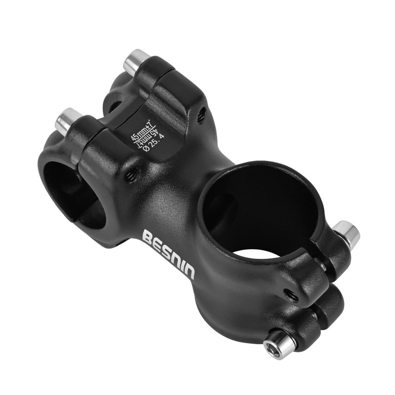 BESNIN Bicycle Stem 25.4 mm 45 mm +/- 7 Degrees
