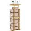 STWWO Bathroom Towel Storage Rack for Bathroom, 30 inch Towel