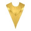 Endea Graduation Premium Adult V Stole Solid Color Unisex (Gold)