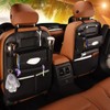 OrganiMax Car Seat Organizer Back – Multi-Pocket PU Leather Storage,