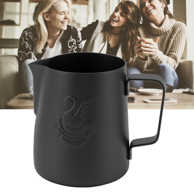 Milk Frothing Pitcher Multipurpose 304 Stainless Steel Coffee Steaming Pitcher