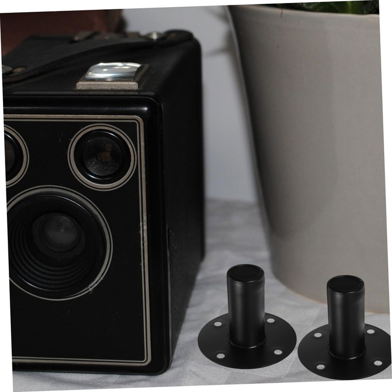 CAXUSD 2pcs Speaker Bracket Support Stand Aluminum Alloy Base for