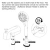 PROOX All Metal Tub Spout with Diverter, 6 Settings Hand