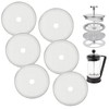 6 Pack 2.75inches Cafetiere Filter Mesh,Coffee Press Filter Mesh Replacement