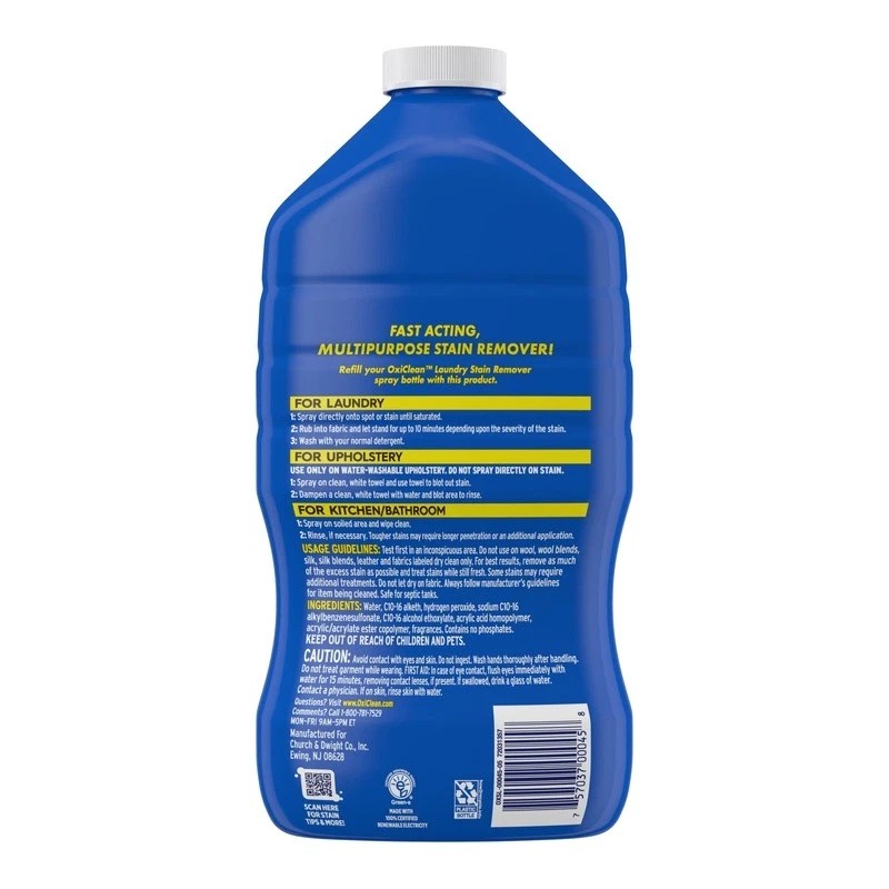 Unbranded Laundry Stain Remover Spray Refill Fast Acting Multi-Surface Cleaner