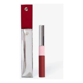 Labial Sarelly Dúo Telenovela con Estuche: Matte Rojo Quemado y Gloss Hidratante