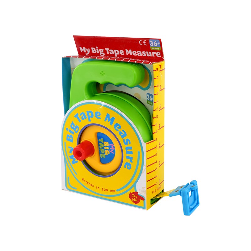 Tape Measure Kids Toy First DIY Childs Learning Pretend Role