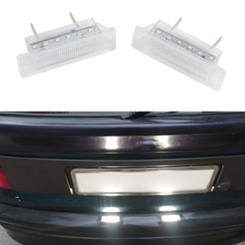 DHCN Set of 2 Car License Plate LED Light for O-pel A-stra F 1992-1998 for O-pel C-alibra 1989-1997 Car Rear Light