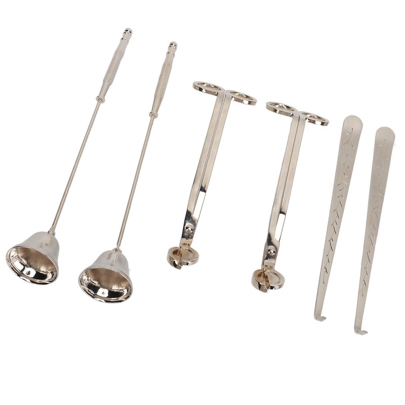 6PCS Candle Accessory Set Wick Trimmer Wick Dipper Candle Snuffer
