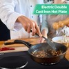 CUSIMAX Hot Plate, 1800W Electric Burner Double Hot Plate for