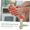 TOVINANNA Jade Foot Massager Stick Traditional Acupoint Massage Tool for