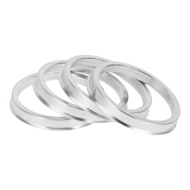 INFINAUTO Hub Centric Rings, 63.4mm ID to 73.1mm OD Vehicle Wheel Hubrings Aluminum Alloy, 4 Pcs
