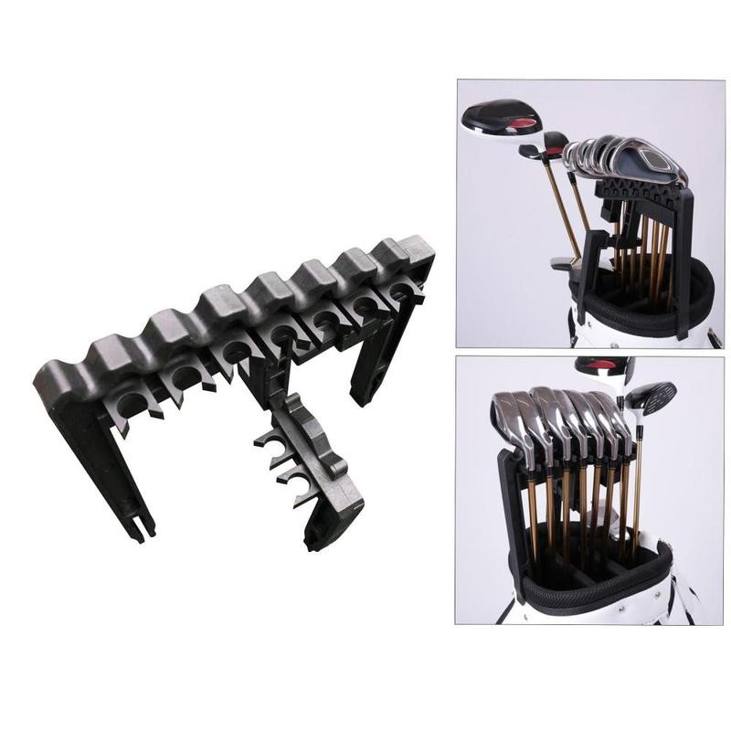 Golf Organizer for Bag Clip On Putter Stand shafts Holder