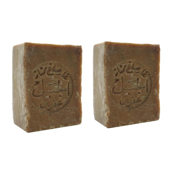Aleppo Soap - 2 Pack - 8 oz each -%20 Laurel Oil,%80 Virgin Olive Oil, Natural & Handmade from Origin
