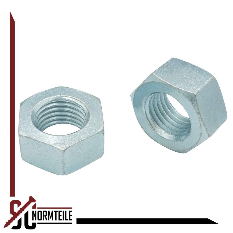 Hexagonal nuts (standard design) - M10 - (50 pieces) -