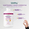 Wellthy Omega Epax 400 Cápsulas Ácidos Grasos 2000mg Aceite Pescado
