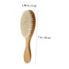 BESPORTBLE 1Set Shampoo Brush and Wool Comb Gentle Bath Brush