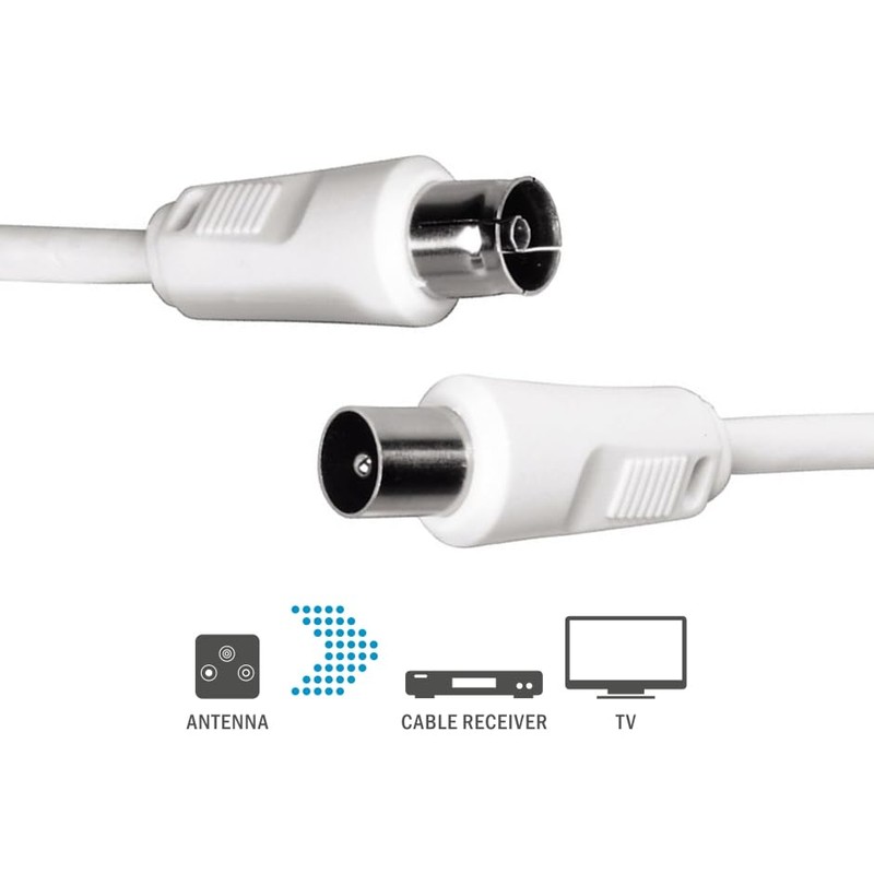 Hama Aerial Cable 75 DB Aerial Plug Aerial Socket Coaxial
