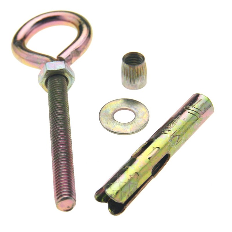 New 5 Pieces M6 EYE BOLTS SHIELD ANCHOR EXPANDING RAWL