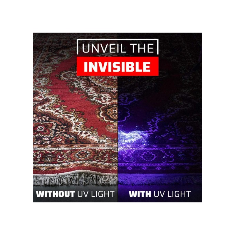 GearLight UV Black Light Flashlight [2 Pack] Compact Flashlights, Portable,