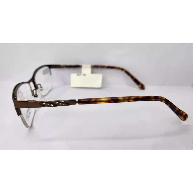 Christie Brinkley C 312 BRN Brown Eyeglass Frames 52 16