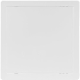 HVAC OV 10x10 Inch White Access Panel – ABS Plastic Square Wall & Ceiling Access Door for Plumbing Electrical HVAC – Easy Install Indoor Panel for Drywall, Home Improvement and Maintenance