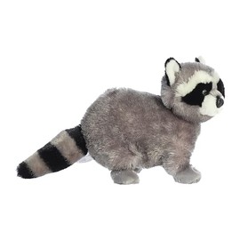 Aurora® Adorable Flopsie™ Bandit™ Stuffed Animal - Playful Ease - Timeless Companions - Gray 12 Inches