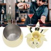 Pineapple Cup with Lid 500ml Stainless Steel Drinking Glasses Reusable