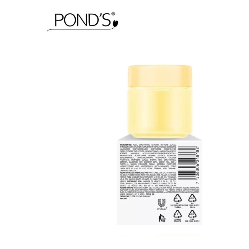 Pond's Gel Hidratante Facial Ponds Vitamina C 110 G Vs