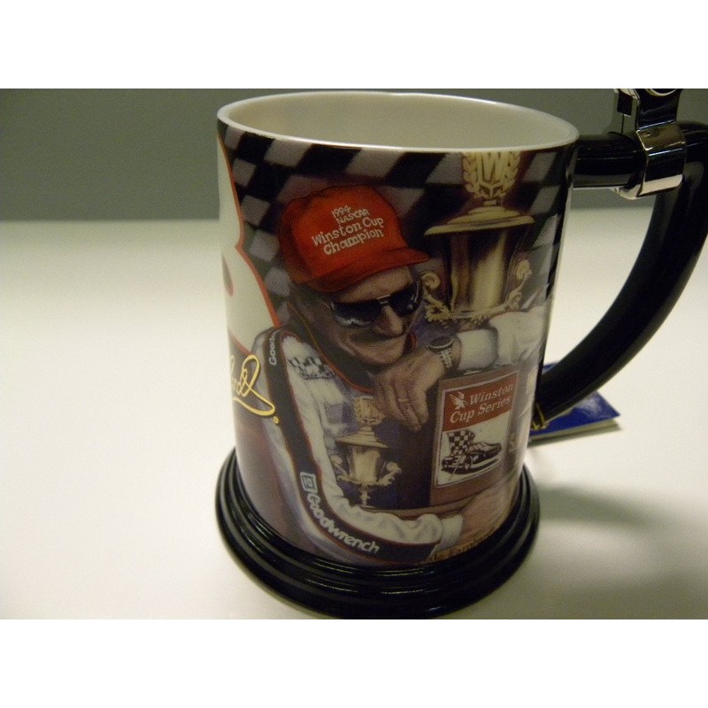 Franklin Mint 6" Tall Tankard / Stein #3 Earnhardt Sr.