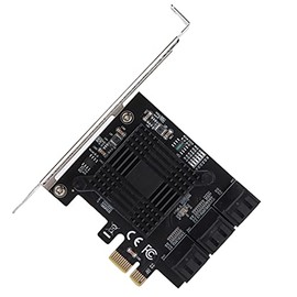 Tarjeta PCI Express, terminales de conexión de 7 Pines Tarjeta Serial ATA PCI E ampliamente aplicable para para Vista