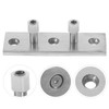 LALAFINA Stainless Steel Barn Door Stopper Easy Install No Tools