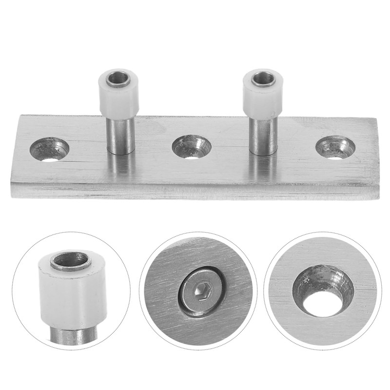 LALAFINA Stainless Steel Barn Door Stopper Easy Install No Tools