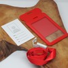 BAWAKO ID Card Holder with Neck Strap, ID Card Holder