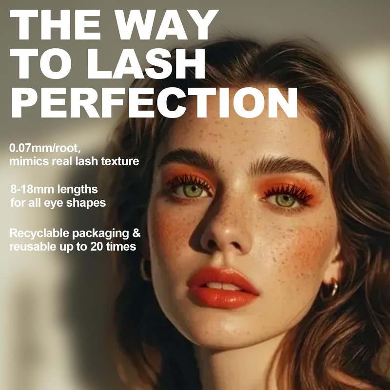 AnyFairy Lash Clusters 8-18mm Wispy Eyelash Clusters 144pcs Cluster Lashes