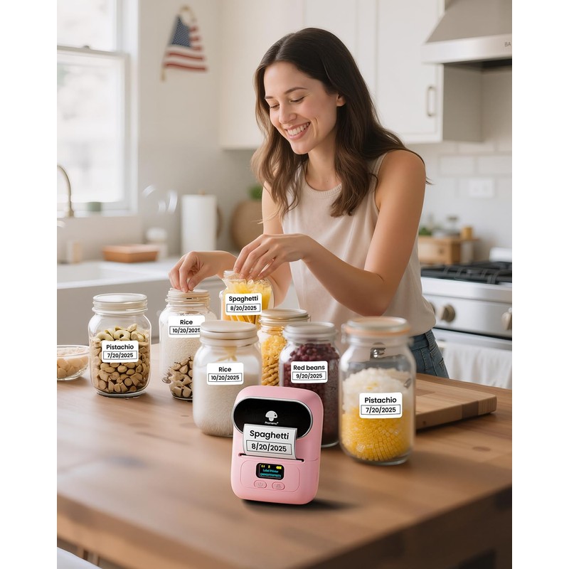 Phomemo Label Printer M110 Upgraded Label Maker Bluetooth No Ink