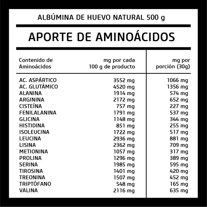 Suplemento Albumina Huevo 500 Prowinner Natural