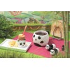 KitchenCraft KCSNPPANDA Ceramic Panda-Shaped Novelty Salt and Pepper Shakers -
