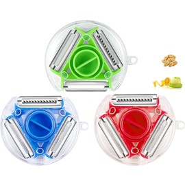 Pack of 3 Peeler Potato Peeler, Multifunctional Fruit and Vegetable Peeler, for Apples, Pineapple, Pumpkin