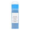 10Pcs Zirconiated Tungsten Electrodes WZ8 White Tip for AC Tig