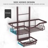 REINHARDT Shower Caddy Hanging Adjustable, Extended Length Rustproof Showers Caddy