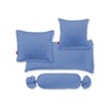Fleuresse Colours Uni Maco Satin Cushion Case Blue 6031