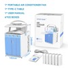 Portable Air Conditioners: 5 in 1 Mini AC Fan with