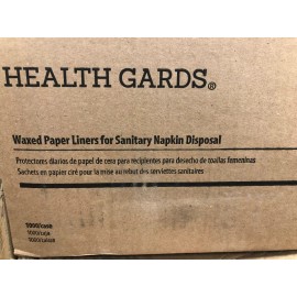 health gards 100x Bags XL1000 HEALTH GARDS Kraft Waxed sanitary napkin Tampon disposal sacks
