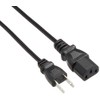 Ainex ACP-15S-BK AC Thin Straight Power Cable