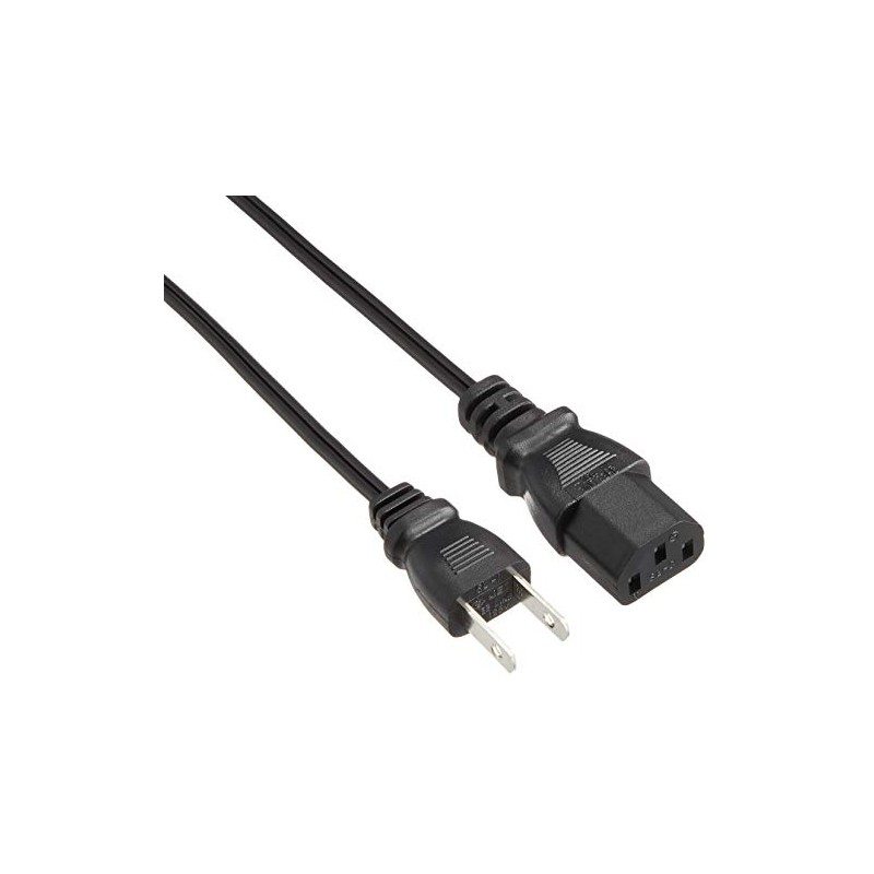 Ainex ACP-15S-BK AC Thin Straight Power Cable